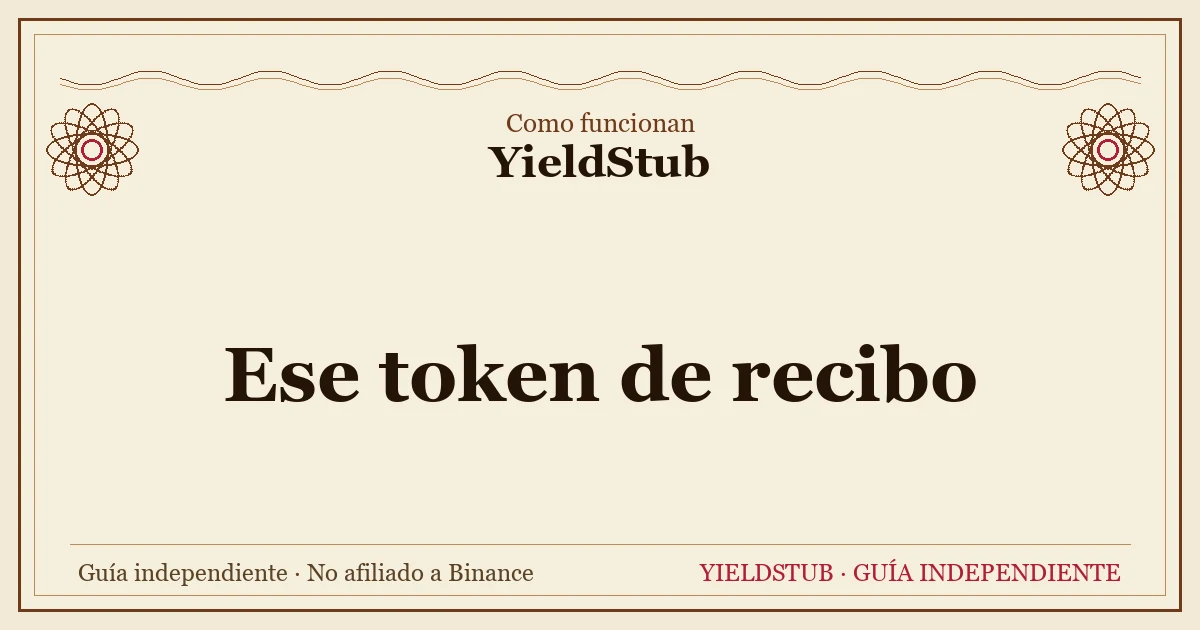 Un esquema: entra el activo original y vuelve un token de recibo con derecho sobre el subyacente