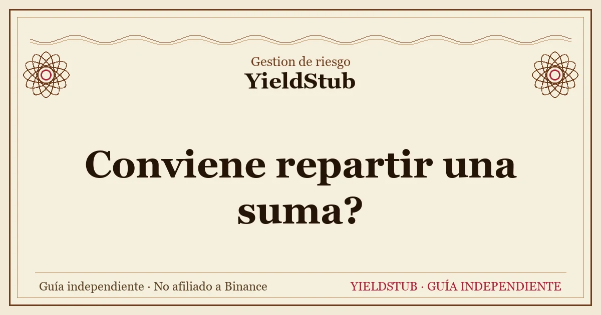 Un esquema que reparte el mismo dinero por producto, plazo y plataforma