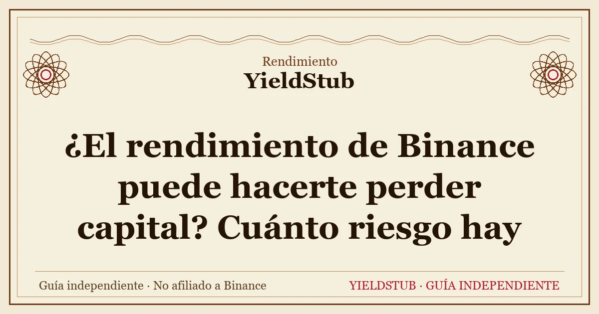 Esquema del riesgo de perder capital por tipo de producto: stablecoins, monedas volátiles, Dual Investment, Launchpool y bloqueado, con su punto de riesgo cada uno