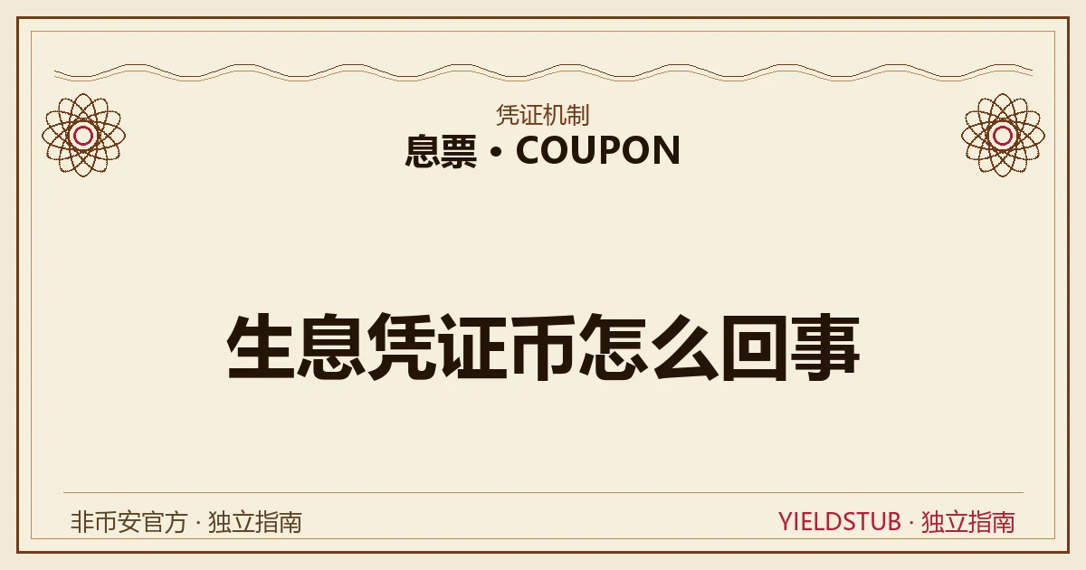 一张示意图:原资产存入后换回一枚凭证币,凭证币与底层资产之间是申领权关系
